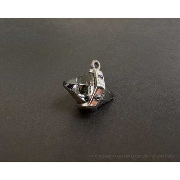 Pendants Goldtone horse, Owl, Easter charm, Glass Crystal, Locket Heart - 5 pcs - Picture 3 of 6